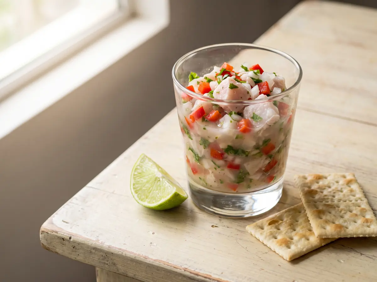 Ceviche de corvina