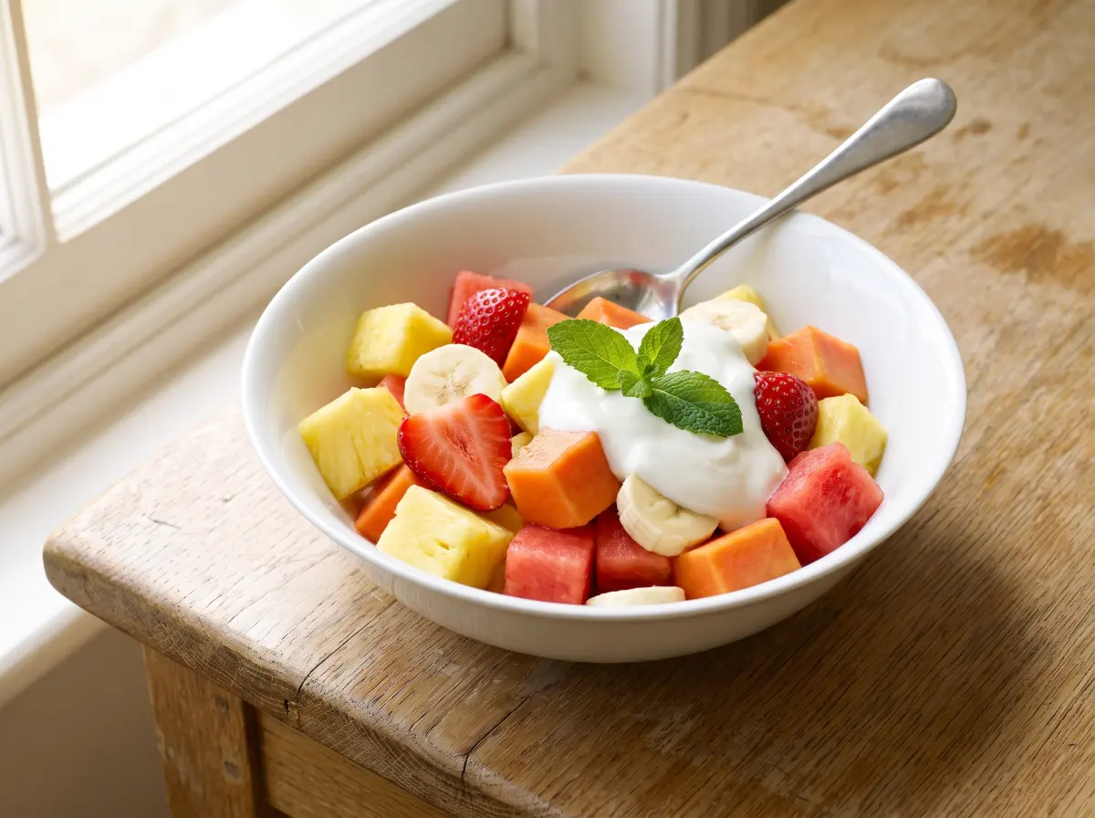 Ensalada de frutas tropicales