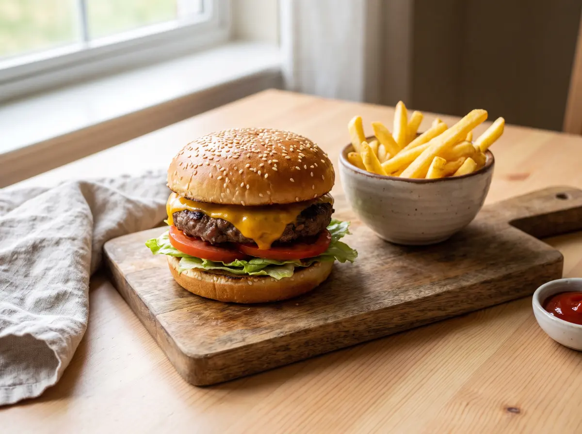 Hamburguesa casera